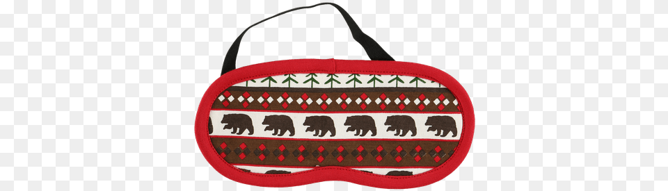 Bear Fair Isle Sleep Mask Sleep, Accessories, Bag, Handbag, Purse Png