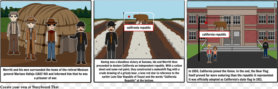 Bear Flag Revolt Storyboard, Book, Comics, Publication, Person Free Png Download