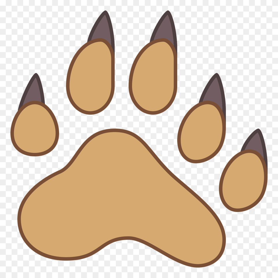 Bear Footprint Cat Paw Clip Art, Electronics, Hardware, Claw, Hook Png Image