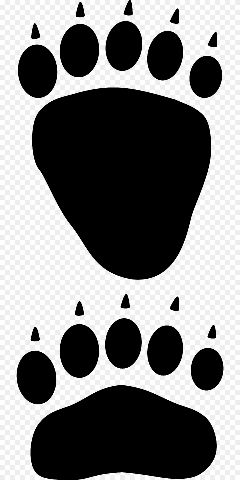 Bear Footprints Clipart, Footprint, Person Png