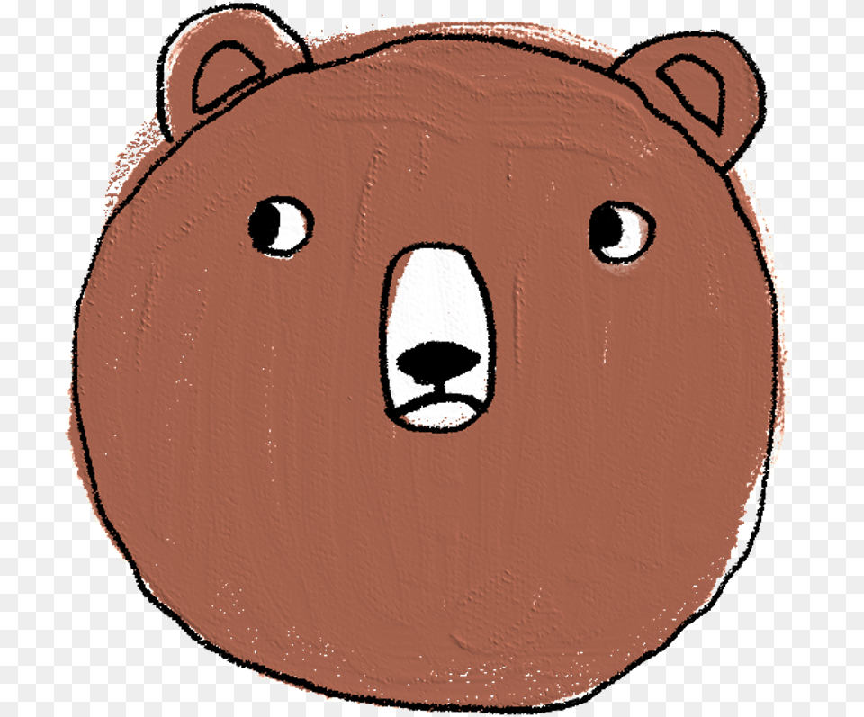 Bear Funny Cute Animals Animal Forest Winter Cartoon, Face, Head, Person, Wildlife Free Png Download