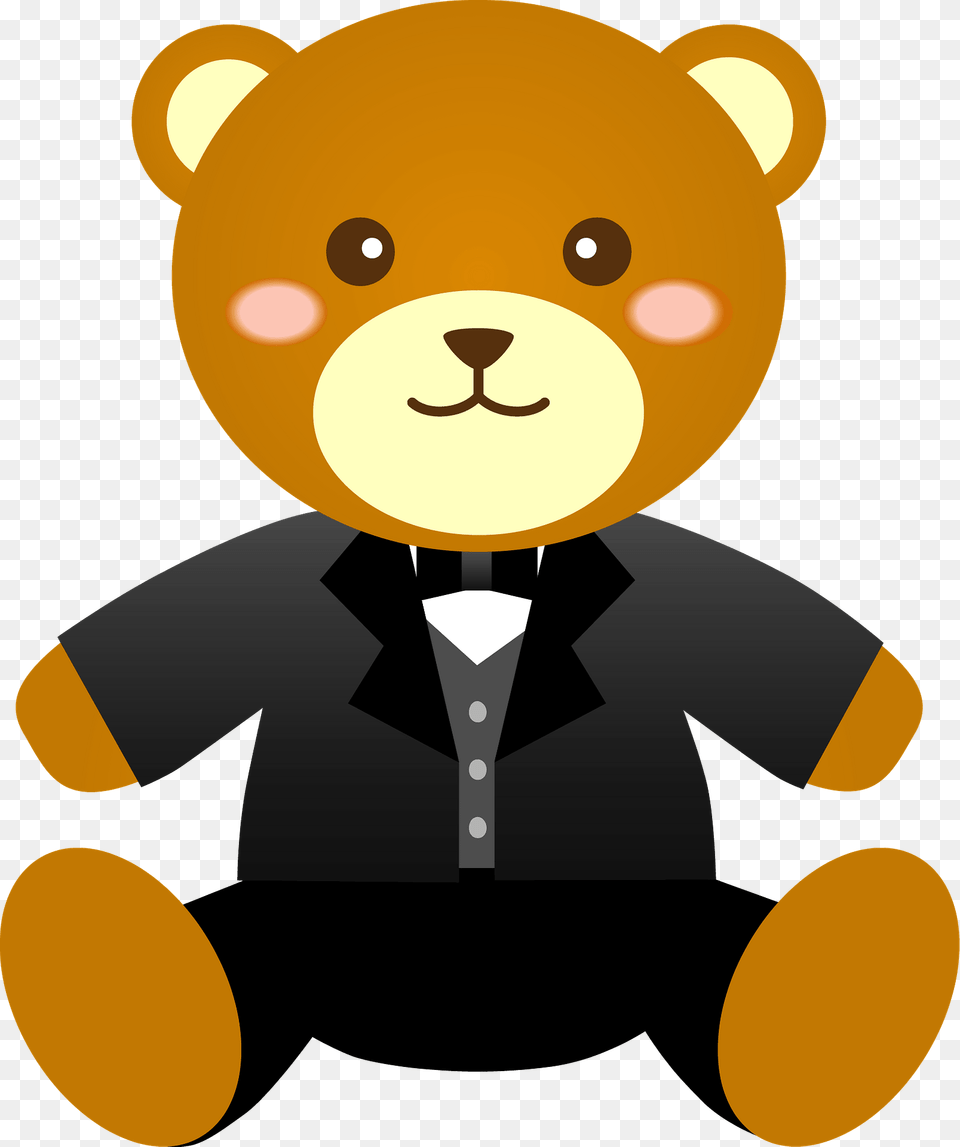 Bear Groom Clipart, Teddy Bear, Toy, Disk Png