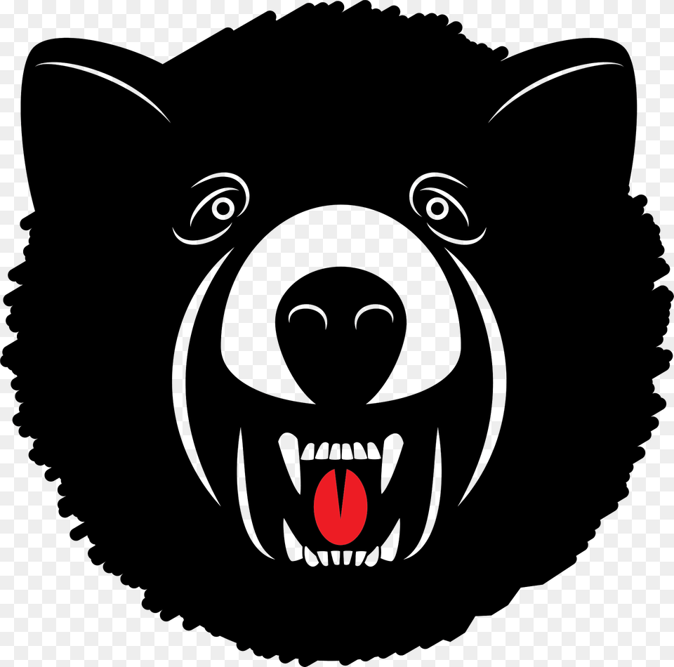 Bear Head Clipart, Person, Animal, Mammal, Wolf Png Image