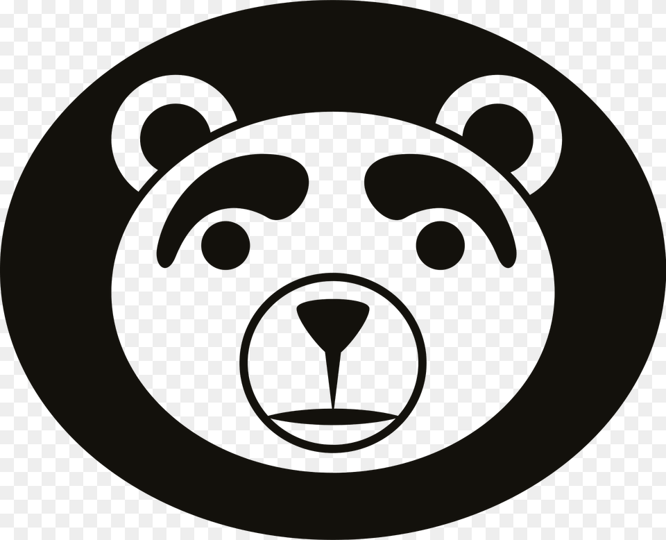 Bear Head Clipart, Disk Free Png Download