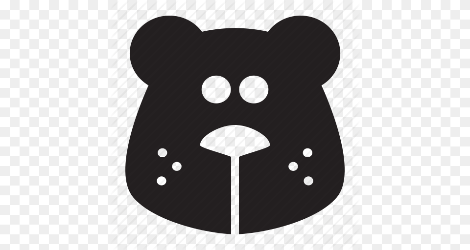 Bear Head Icon, Cushion, Home Decor Free Png