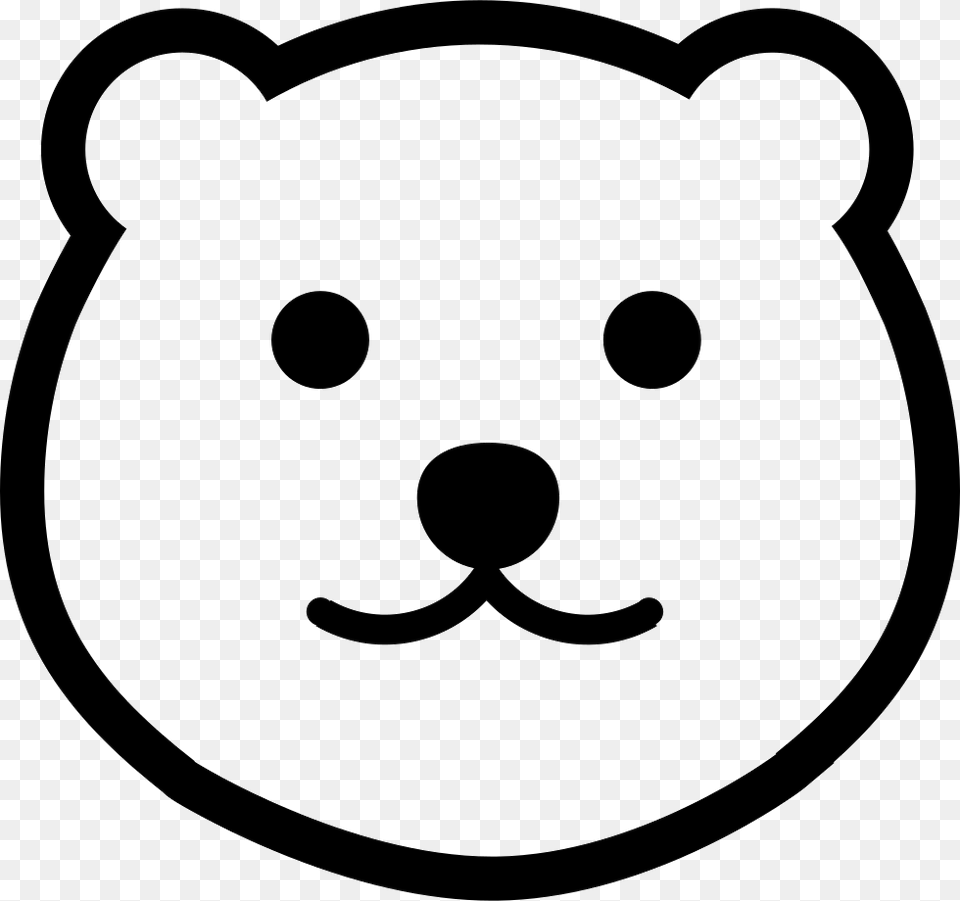 Bear Head Qianmo Icon Free Download, Stencil Png Image
