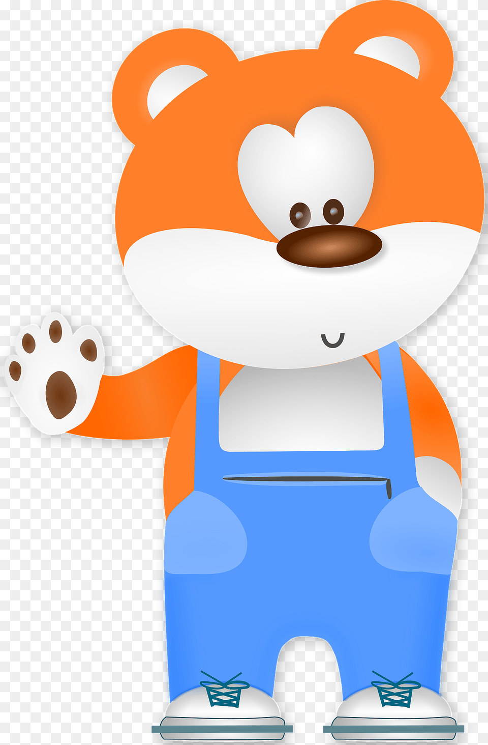 Bear In Overalls Clipart, Baby, Person Free Png