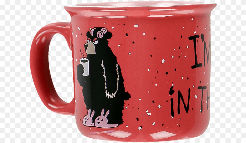Bear In The Mornings Mug, Cup, Beverage, Coffee, Coffee Cup Free Png