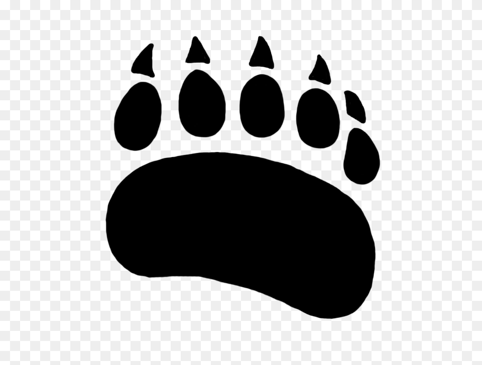 Bear Paw Clipart, Footprint, Electronics, Hardware, Stencil Png Image