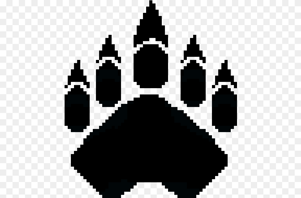 Bear Paw Pixel Art Free Transparent Png
