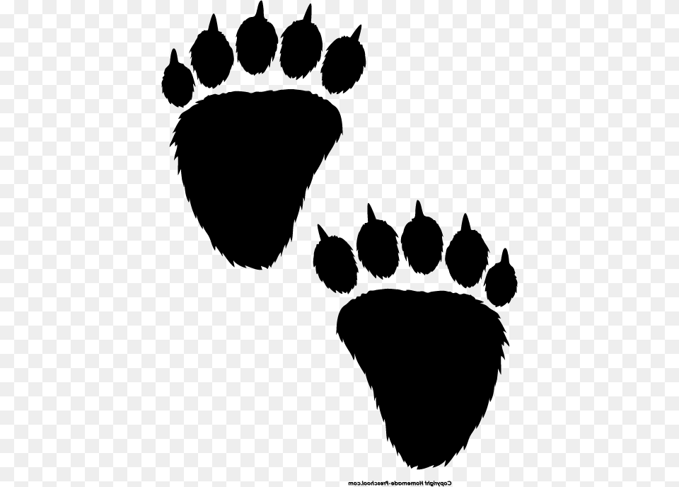Bear Paw Print Clip Art Bear Print Clip Art, Footprint, Person Png