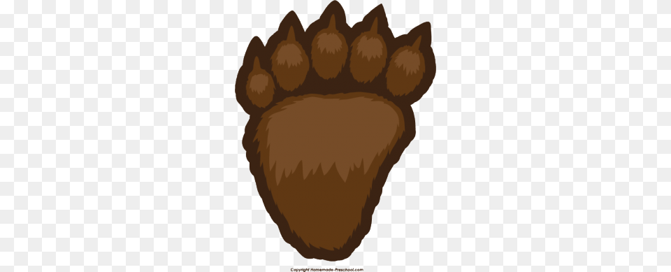 Bear Paw Print Clipart, Food, Nut, Plant, Produce Free Png