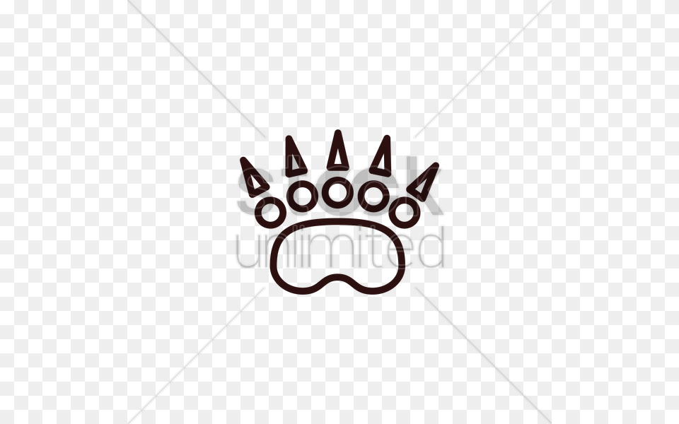 Bear Paw Vector, Logo Free Png