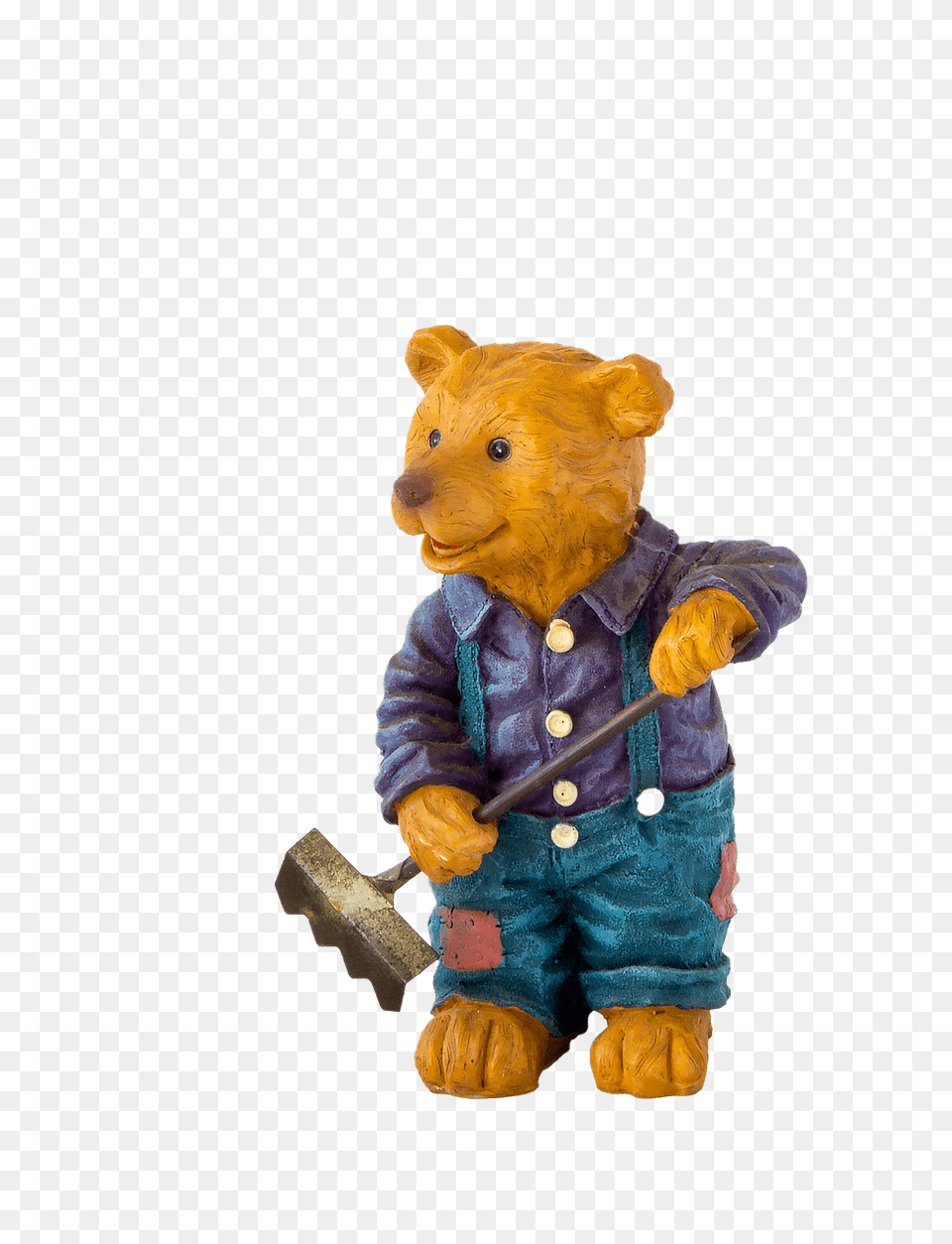 Bear Shoveling, Figurine, Clothing, Glove, Animal Png