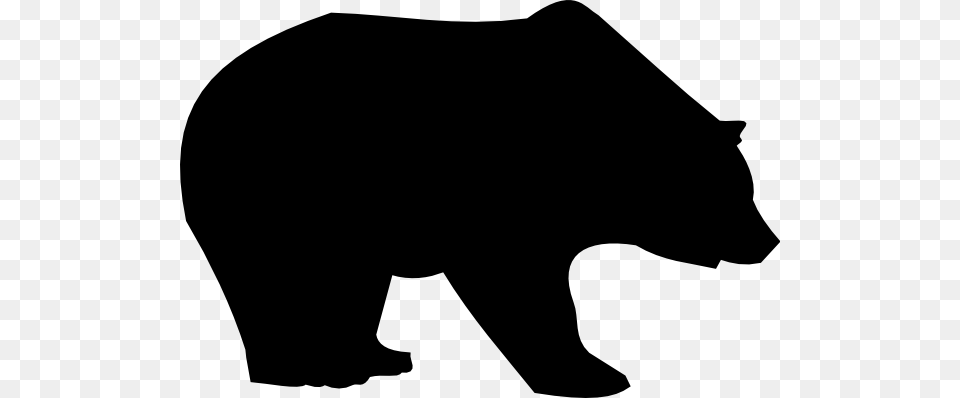 Bear Silhouette Bear Silhouette Clip Art Wood Burning, Animal, Mammal, Wildlife, Fish Png Image