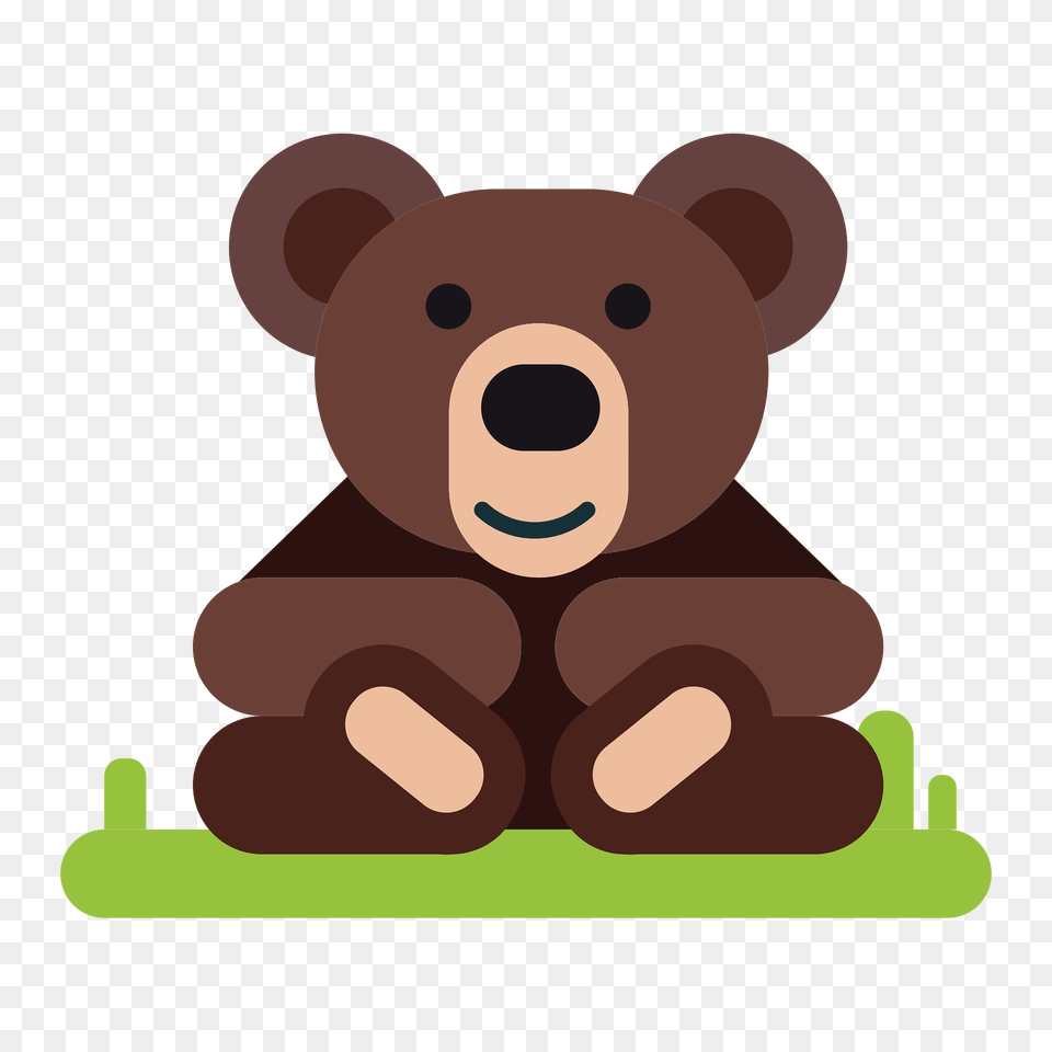 Bear Sitting On The Grass Clipart, Animal, Mammal, Wildlife Free Png