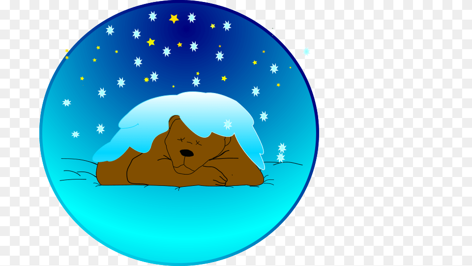 Bear Sleeping In A Cave Clip Art All About Clipart, Nature, Outdoors, Night, Animal Png