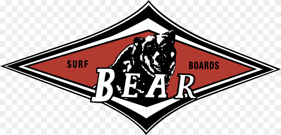 Bear Surf Boards Logo Transparent, Emblem, Symbol, People, Person Png