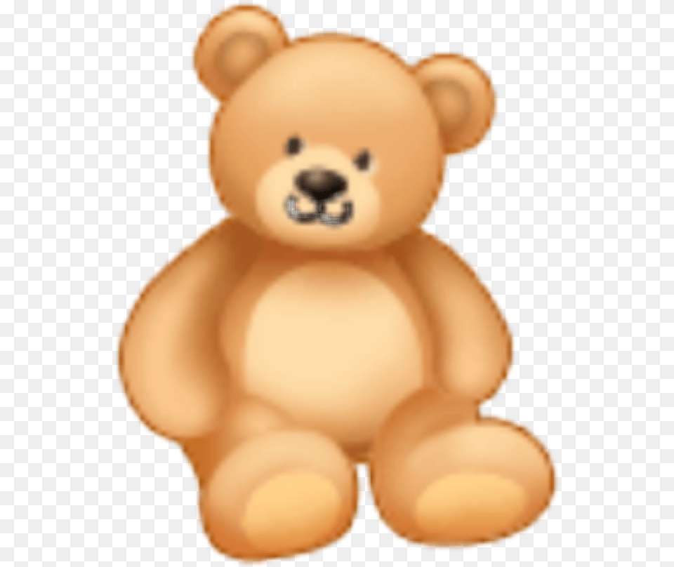 Bear Teddybear Cute Aesthetic Soft Cute Teddy Bear Emoji, Teddy Bear, Toy Free Png