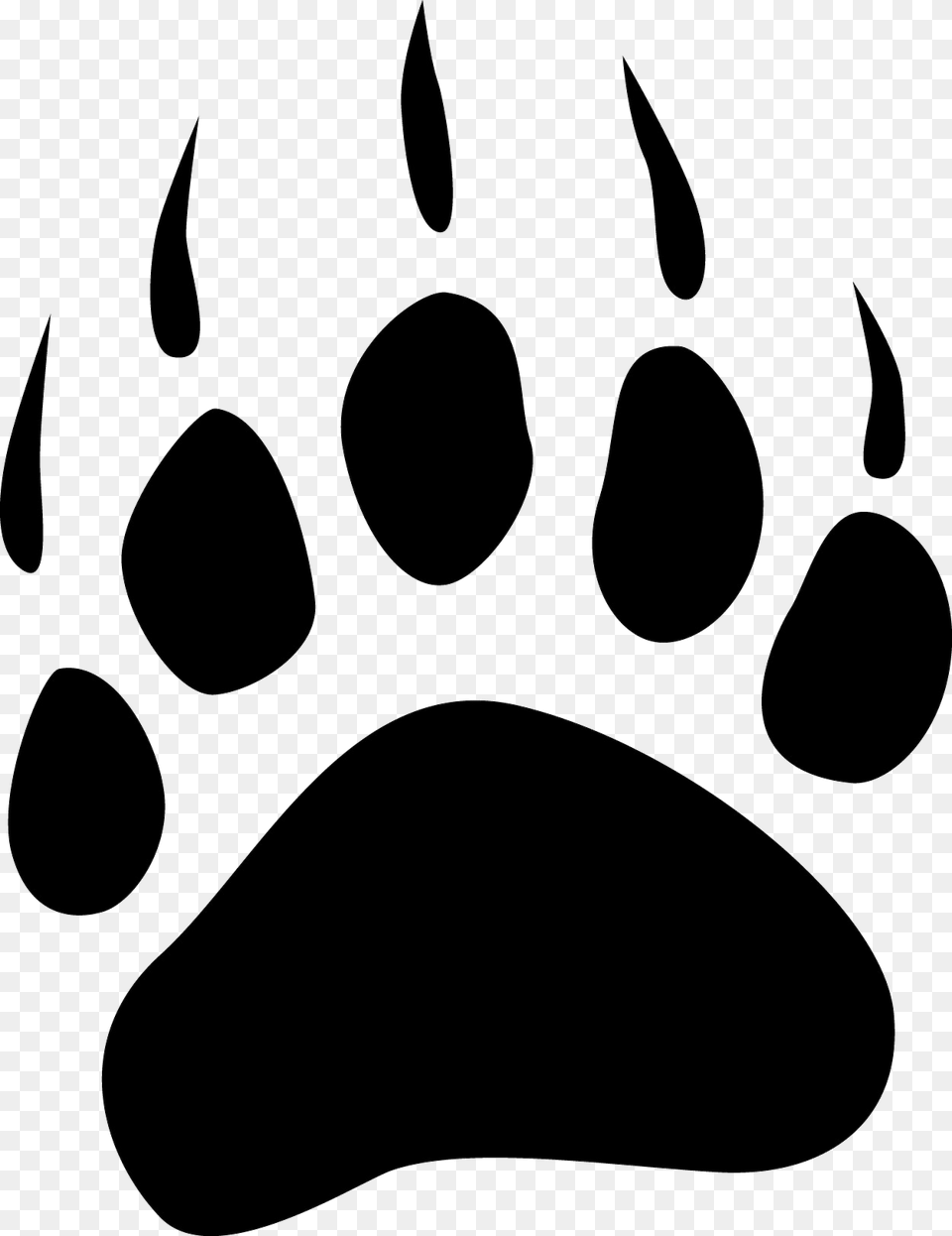 Bear Vs Wolves Picture From National Geographic Bear Grizzly Bear Paw Print, Electronics, Hardware, Stencil, Claw Free Png