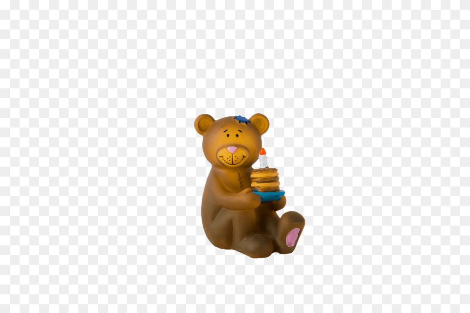 Bear With Cake, Animal, Mammal, Wildlife Png Image