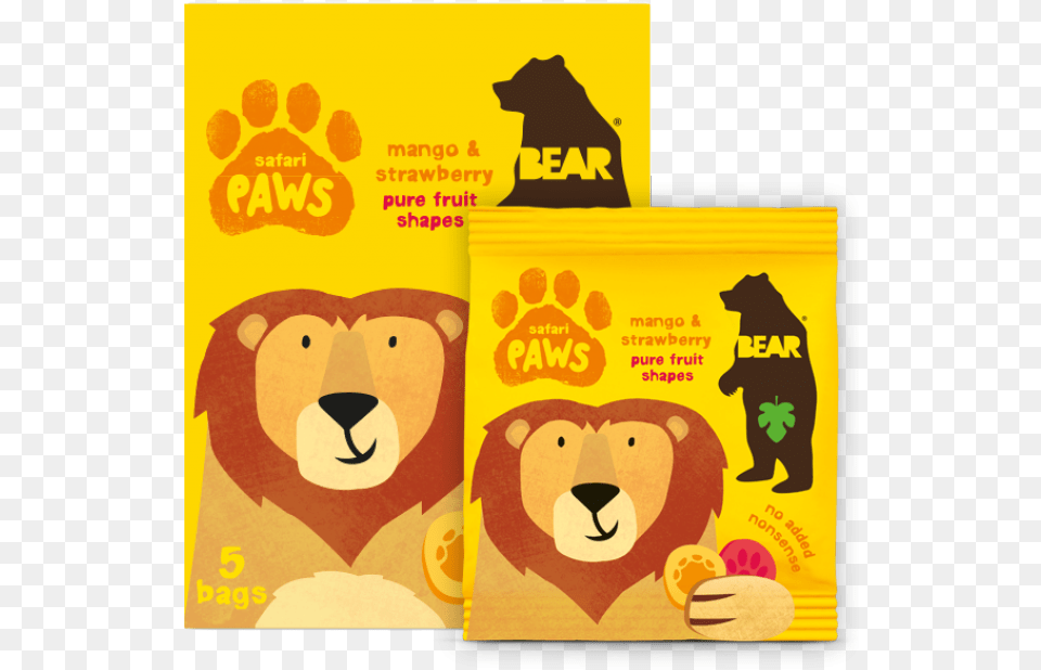 Bear Yo Yo Candy Safari Paws, Advertisement, Poster, Animal, Mammal Png Image