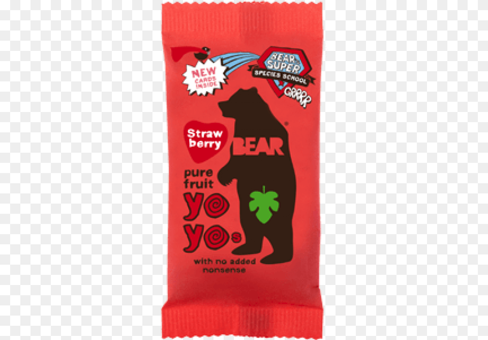 Bear Yoyo Strawberry Fruit Roll 18 X 20g Yoyo Bear Roll, Food, Sweets, Baby, Person Png Image