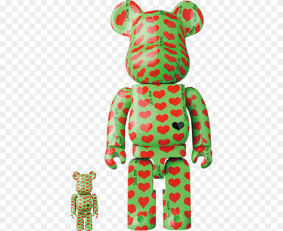 Bearbrick Green Heart, Baby, Person Free Png