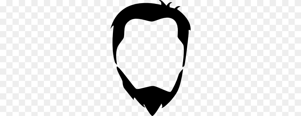 Beard, Stencil, Logo, Smoke Pipe Free Png Download