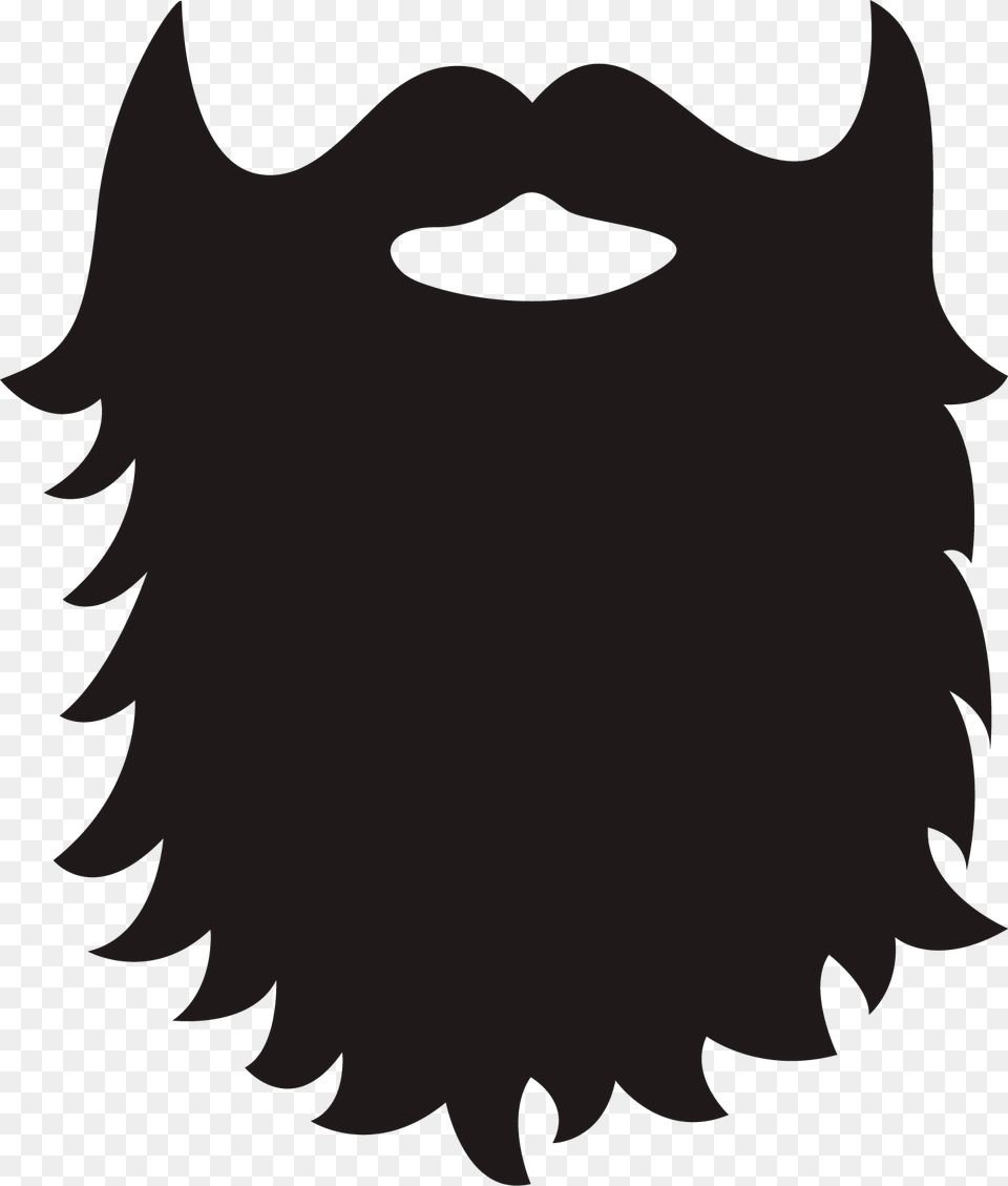 Beard, Stencil, Head, Person, Face Png Image
