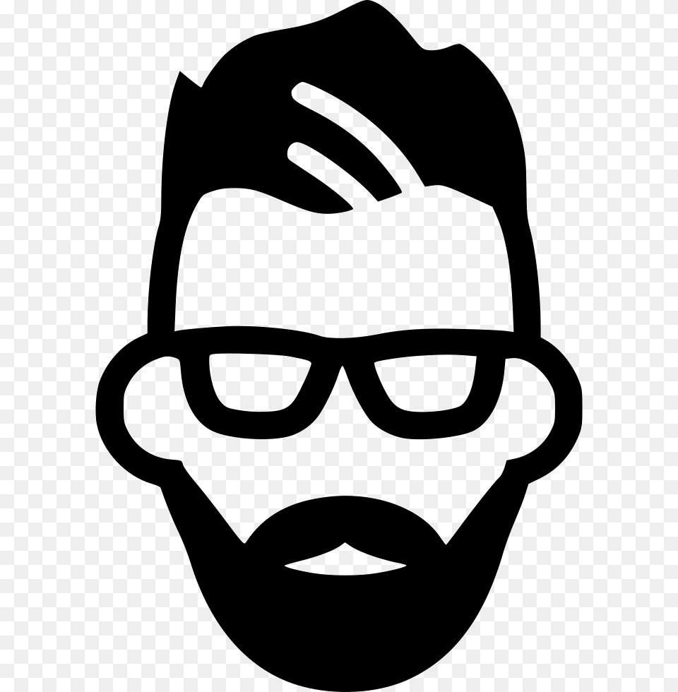 Beard Beard Icon, Stencil, Accessories, Glasses, Head Png Image