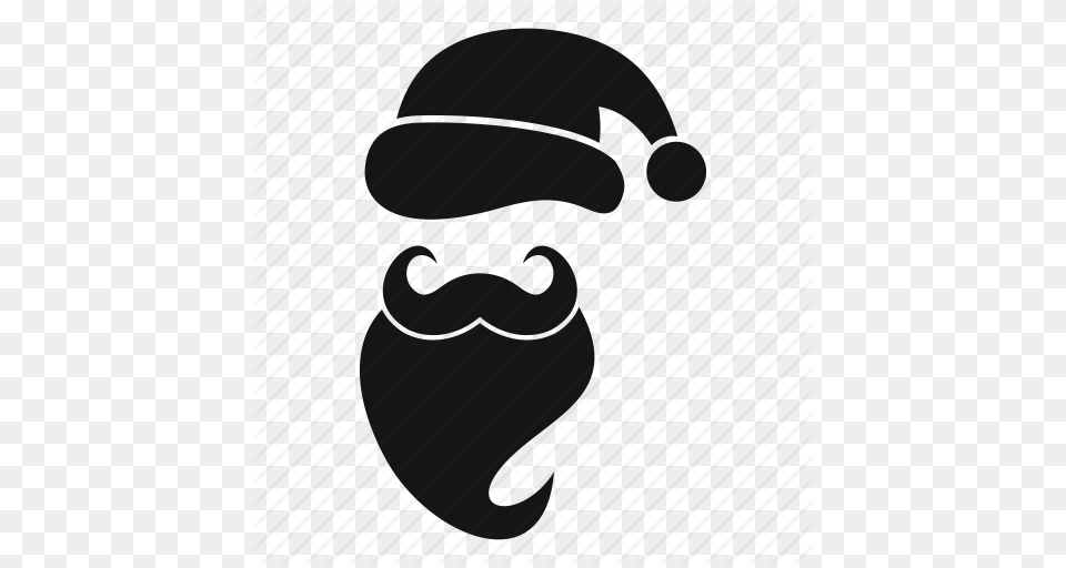 Beard Christmas Claus Hat Holiday Santa Xmas Icon, Jar, Helmet, Pottery, Urn Png Image