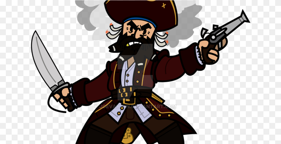 Beard Clipart Blackbeard Clipart, Person, Pirate, Captain, Officer Png