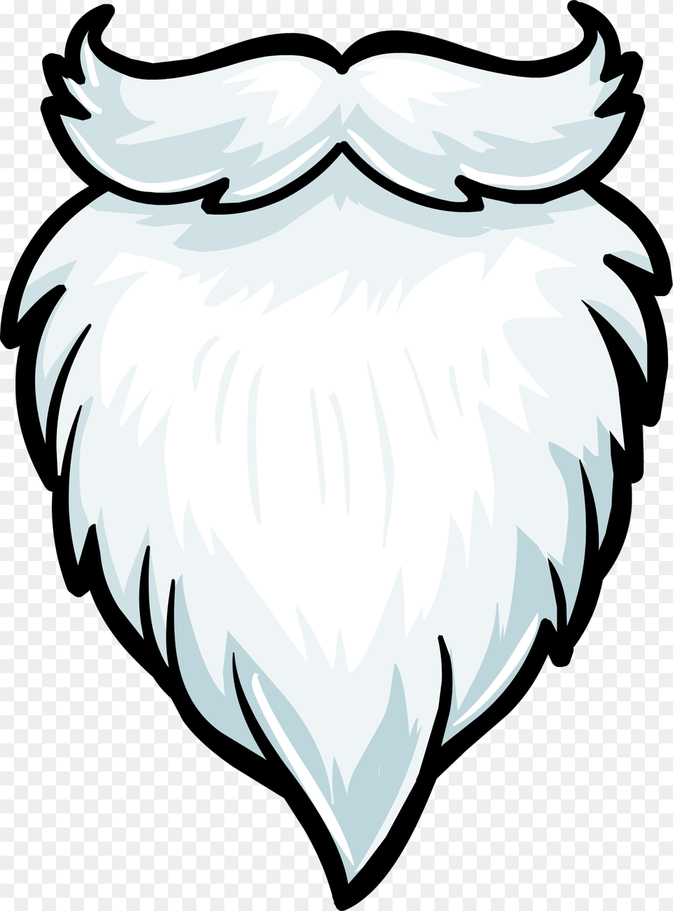 Beard Clipart Plain Santa Claus Beard, Logo, Ice, Animal, Fish Png
