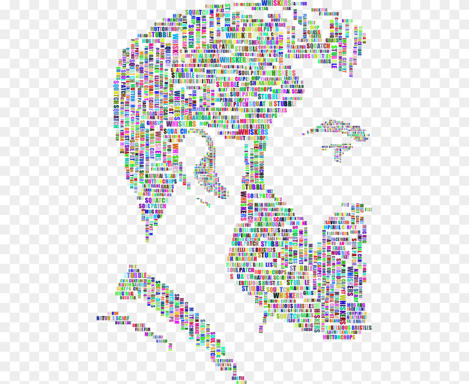 Beard Euphemisms Prismatic Beard, Art, Mosaic, Tile, Person Png