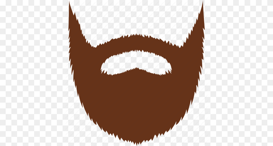 Beard Facial Goatee Hair Manly Masculine Mustache Icon, Mask Png