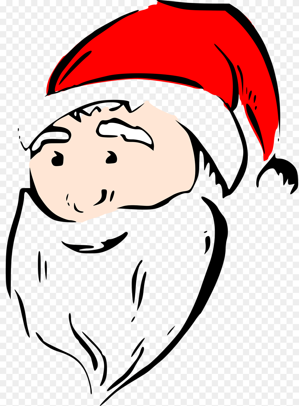 Beard Freeuse Stock Santa Claus Huge Freebie Cap, Clothing, Hat, Baby Free Png Download
