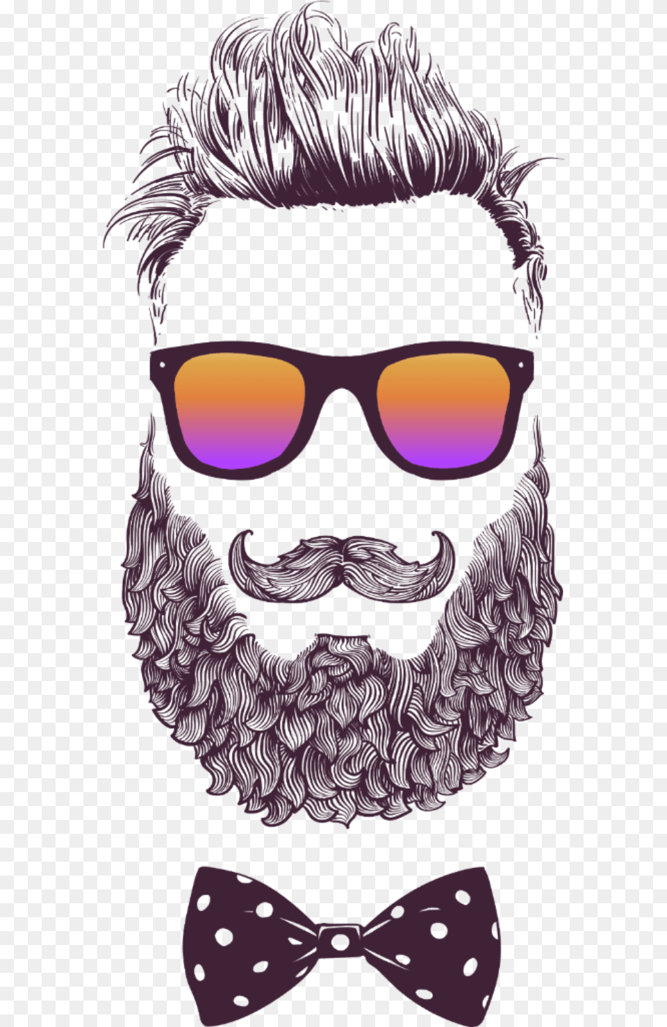 Beard Hipster Man Silhouette Sakal Erkek Adam Illustration, Accessories, Face, Formal Wear, Head Png