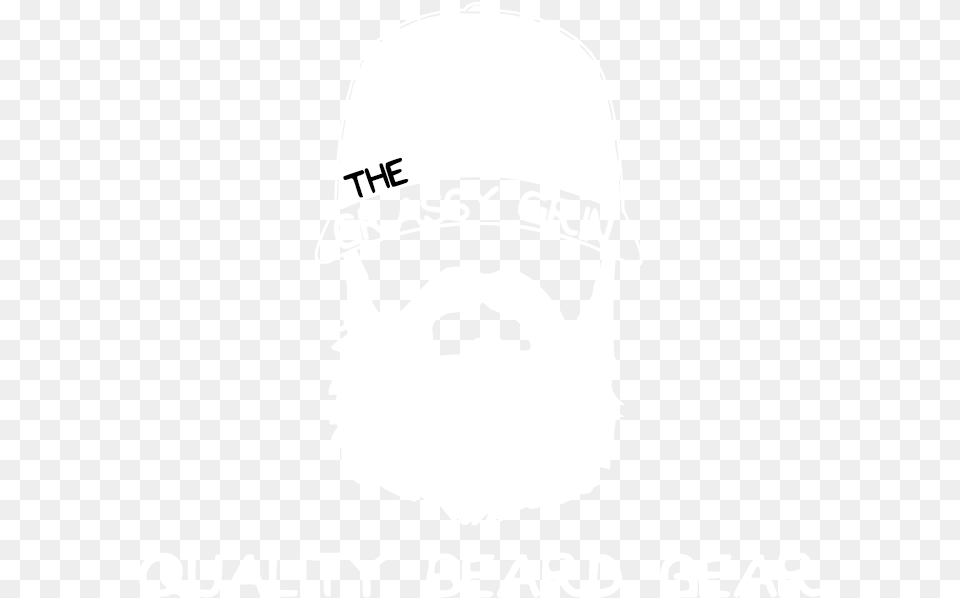 Beard Logo White Text Illustration, Stencil, Adult, Male, Man Png