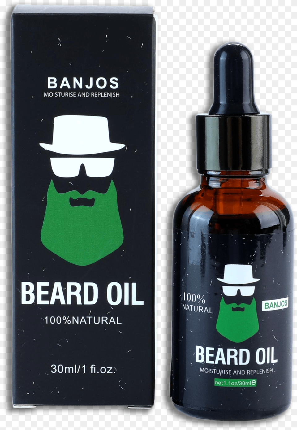 Beard Oil Nz U0026 Australia Banjos Beards Perfume, Bottle, Aftershave, Person, Clothing Free Png Download