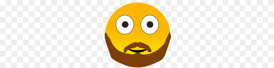 Beard Smiley Emoji, Face, Head, Person, Photography Free Png
