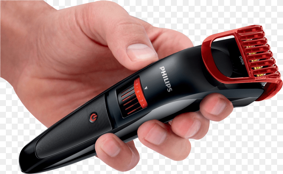 Beard Trimmer In Hand Purepng Transparent Hand With Hair Trimmer, Electrical Device, Microphone, Blade, Weapon Png Image