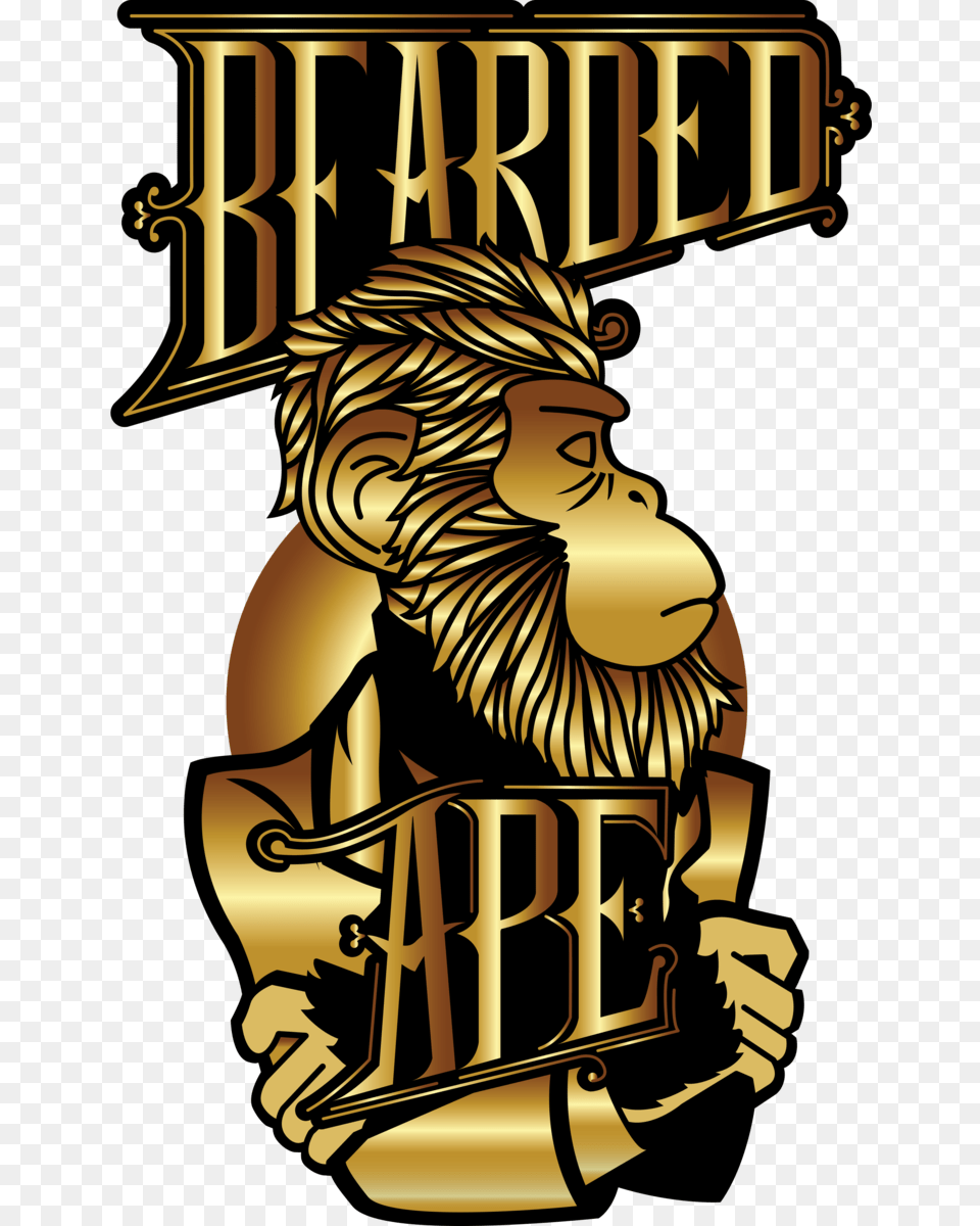 Bearded Ape, Book, Publication, Baby, Person Free Png