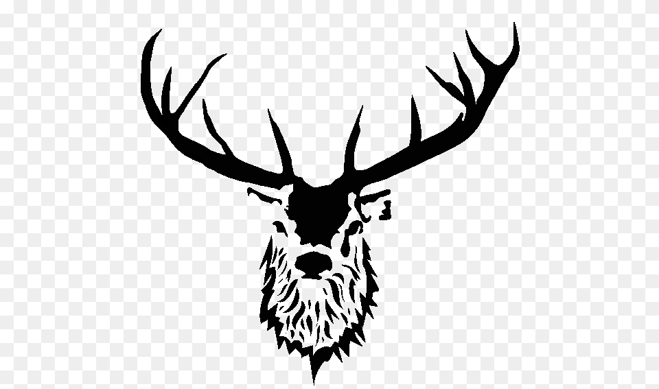 Bearded Buck Club Build A Beard For A Buck, Animal, Antler, Deer, Mammal Free Png Download