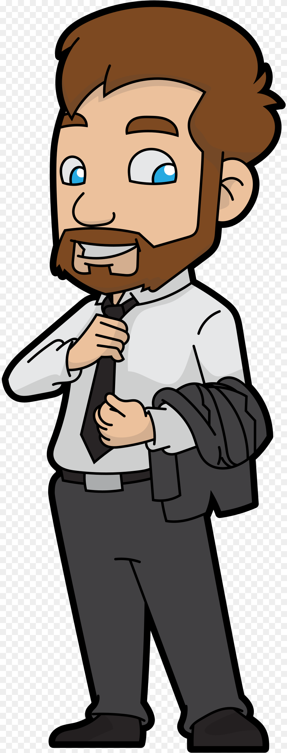 Bearded Cartoon, Boy, Child, Male, Person Free Png