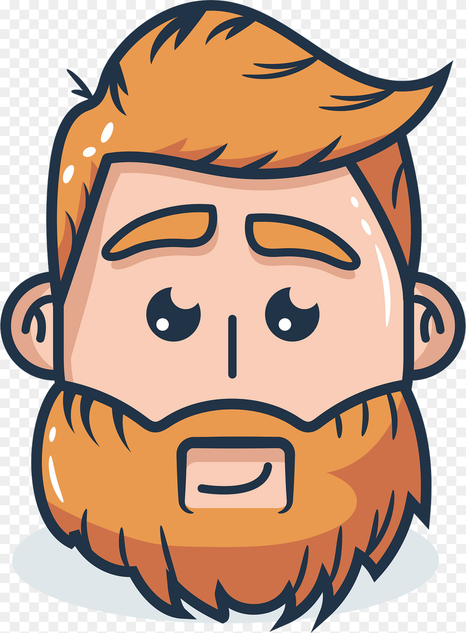 Bearded Man Avatar Clipart, Baby, Person, Face, Head Png
