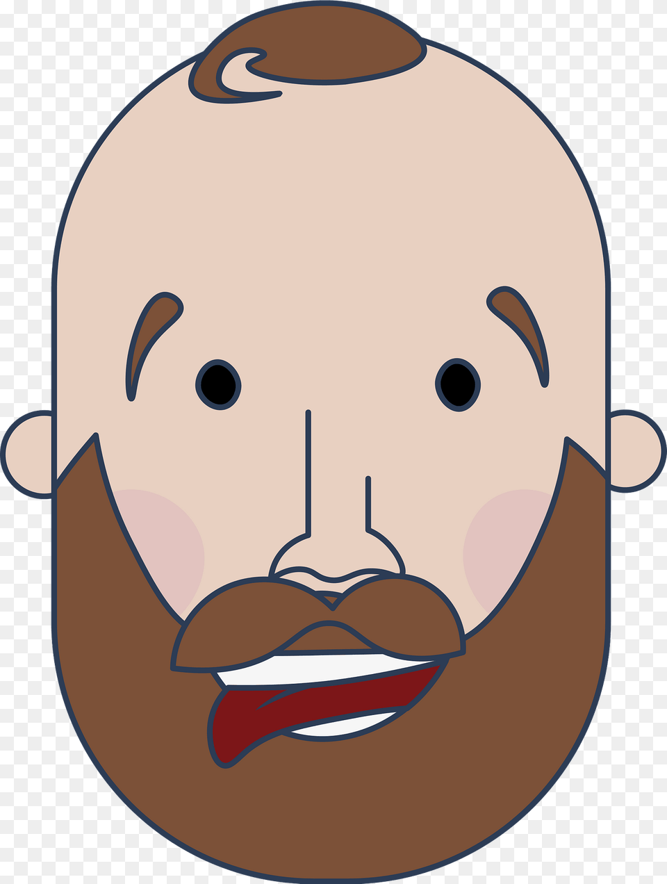 Bearded Man Head Clipart, Baby, Person, Dynamite, Weapon Png