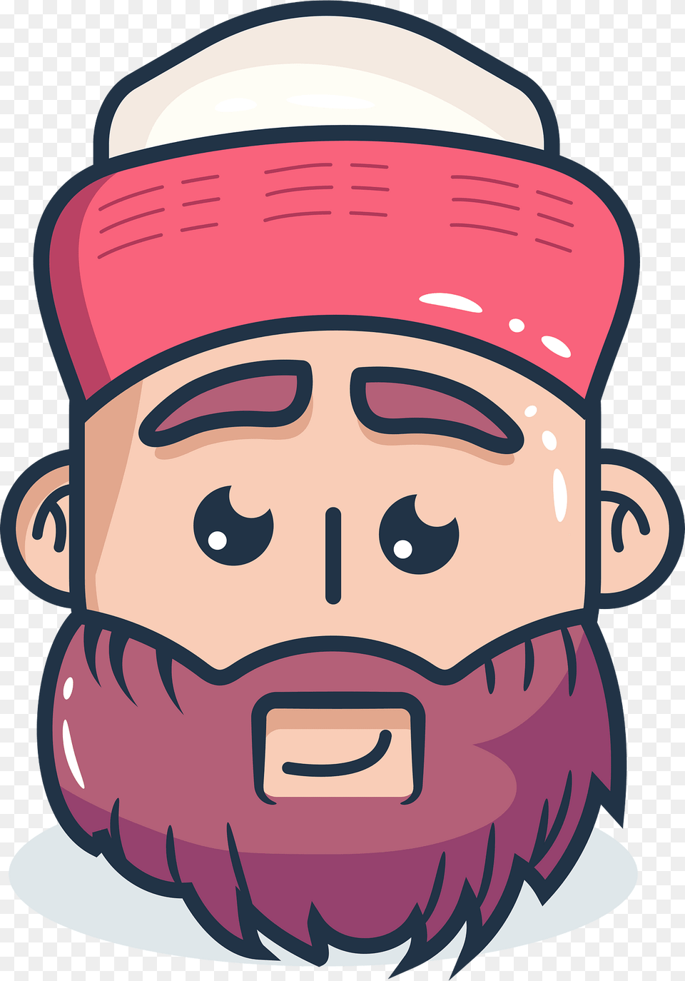 Bearded Man Head Clipart, Person, Art, Face, Drawing Free Png Download