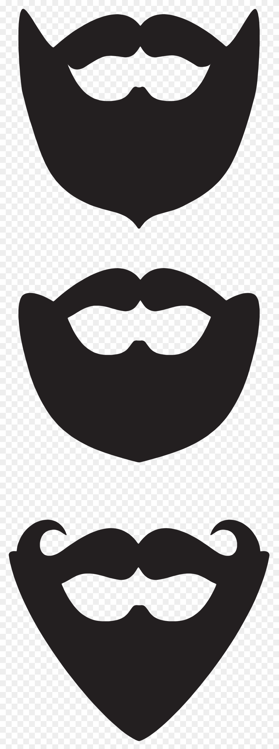 Beards Clip Art, Gray Png Image