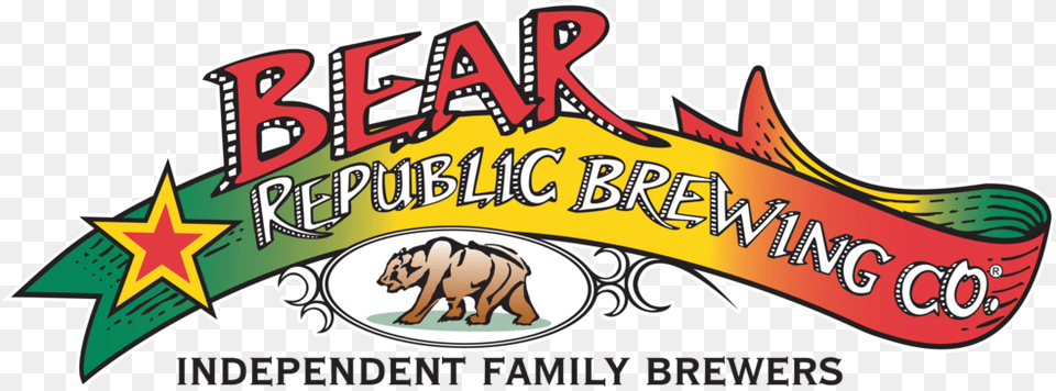 Bearrepublicbc Banner Logo 2017 White Outline, Animal, Bear, Mammal, Wildlife Png Image